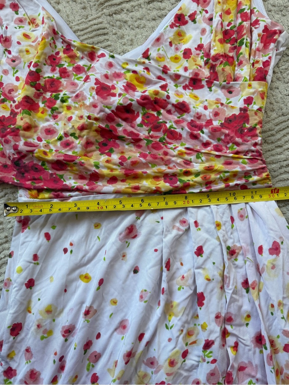 Vintage Blugirl Blumarine Floral Dress Sz S/M - Picture 7 of 10